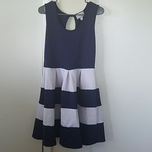 White and Navy dress